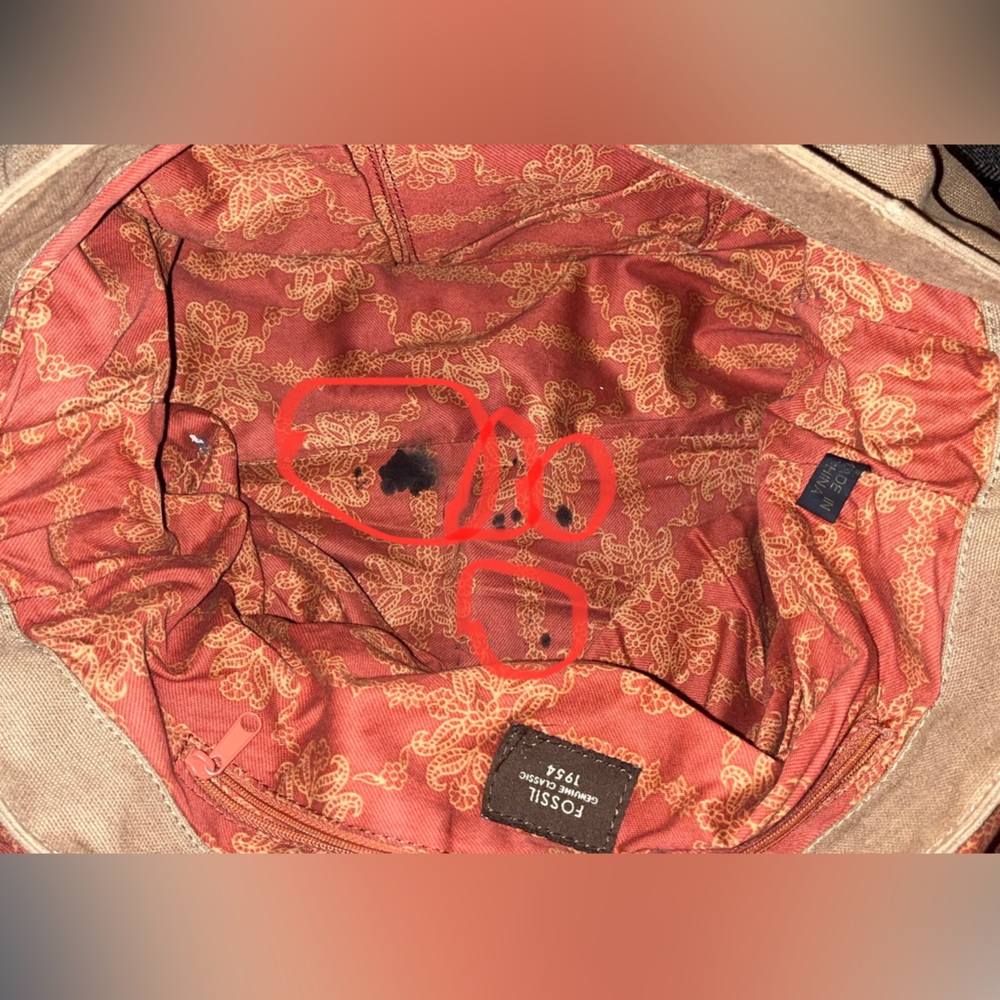 Large Crossbody / Messenger / Duffle Bag pre-loved condition (please see pics)📸 - Picture 7 of 10